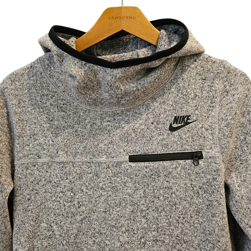 Nike Women's Heather Gray Summit Hooded Pullover